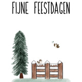 Kaart fijne feestdagen