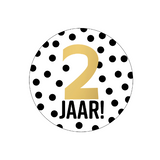 Sluitsticker 2 jaar - 10 stuks