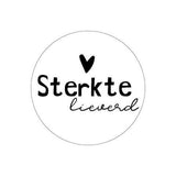 Sluitsticker sterkte lieverd - 10 stuks