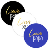 Sluitstickers lieve papa - 10 stuks