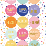 Stickervel feest